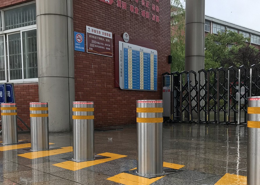 海盐县学校防撞柱案例